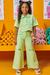 Camisa Infantil Boxy Verde - Kukie - comprar online