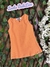 Blusa Regata Infantil Menina Canelada LARANJA - Kukie