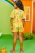 Imagem do Conjunto Curto Infantil Menina com Shorts BICHOS E FRUTAS - Kukie