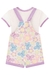 Jardineira Infantil Menina com Blusa FLORES - Kukie na internet