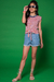 Conjunto Curto Juvenil com Regata e Shorts Jeans LISTRAS - Lilimoon - Looks Babilice