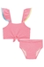 Biquíni em Malha Textura com Proteção Uv 50+ Rosa Neon - Kukie - comprar online