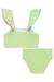 Biquíni em Malha Textura com Proteção Uv 50+ Verde Neon - Kukie - loja online