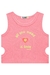 Blusa Cropped Infantil ROSA Menina IS LOVE - Kukie - comprar online