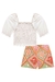 Conjunto Infantil Curto Menina com Shorts FRUTINHAS - Kukie na internet