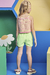 Conjunto Infantil Curto Menina com Blusa Tricô e Shorts LISTRAS NEON - Kukie - loja online