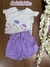Conjunto Infantil Menina com Shorts FLORES DO JARDIM - Infanti