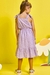 Vestido Infantil de Alças em LAISE LILÁS - Kukie - loja online