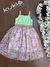 Vestido Infantil de Alças FLORES E NEON - Kukie