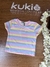 Blusa Infantil Menina Mangas Curtas LISTRAS CANDY - Kukie