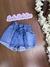 Shorts Jeans Infantil Menina CLOCHARD AZUL CLARO - Infanti