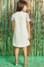 Vestido Infantil Off White URSINHA LOVE - Kukie - loja online