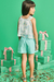 Conjunto Infantil Menina com Bata e Shorts BORBOLETAS E FLORES - Kukie - loja online