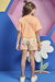 Conjunto Infantil Menina Curto com Shorts/Saia e Bolsinha FRUTINHAS FRESH - Kukie - loja online