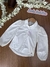 Camisa Infantil Gola Manga Longa Branco - Kukie - (Ref.71678)