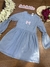 Vestido Infantil Mangas Longas Jeans- Kukie 71822