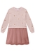 Vestido Infantil Rosa Manga Longa - Rodado e Flores- Kukie (Ref. 71824) na internet
