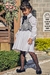 Vestido Infantil Branco em Tricoline e Colete Vinho Malha Tweed Brilho - Kukie -72491 - comprar online