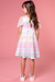 Vestido Infantil Colorido em Fly Tech e Tule - Kukie - 73255 - comprar online