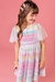 Vestido Infantil Colorido em Fly Tech e Tule - Kukie - 73255 - Looks Babilice