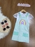 Conjunto Infantil de Salopete em Molecotton e Blusa em Meia Malha e Tela- Kukiê 75763