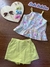 Conjunto Infantil Menina Curto com Shorts/Saia FLAMINGO - Kukie