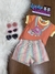 Conjunto Infantil de Blusa em Meia Malha e Shorts em Moletom Linho.- Kukiê 77952