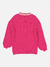 Casaco / Sobretudo em Tricot Pink COLEGIAL - Momi na internet