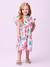 Vestido Infantil Floral Babado Alça - MOMI- J5910 na internet