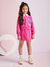 Conjunto Infantil Rosa Short/Saia e Blusa Manga Longa - Momi (Ref. H5319) - loja online