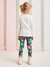 Conjunto Infantil Calça Estampada Blusa Branca - Momi - loja online