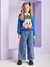 Calça Jeans Infantil Menina com Cós de Elástico - Momi (Ref. H4940) - Looks Babilice
