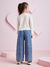 Calça Jeans Infantil Menina com Cós de Elástico - Momi (Ref. H4940) - loja online