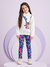 Conjunto Infantil Blusa Coton com Desenho Bolsa 3D e Calça Estampa - Momi- H5333 - loja online