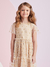 Vestido Infantil Nude Babado Tule Bordado -Momi- (Ref. H4965) - Looks Babilice