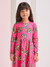 Vestido Infantil Pink Estampas Tigres - Momi - comprar online
