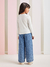 Calça Jeans Infantil Menina com Cós de Elástico - Momi (Ref. H4940) na internet