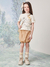 Blusa Branca Infantil Manga Curta Carneirinho - Animê (Ref.N3701) - loja online
