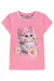 Blusa Infantil Alongada em Meia Malha - Rosa - Kukiê 73895 - comprar online