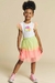 Conjunto Infantil Blusa detalhe em tule na manga saia com short em tule - Kukie 75224 na internet