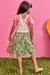 Salopete Infantil Estampado + Bata Rosa - Kukie - 73912 - loja online