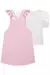 Imagem do Vestido Salopette Infantil Rosa Alças Babado + Blusa- INFANTI 75916