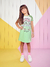 Imagem do Vestido Infantil VERDE de Mangas Curtas GOOD DAYS - Momi