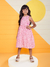 Vestido de Festa Infantil FLORAL ROSA - Momi - loja online