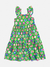 Vestido de Alças Infantil VERDE E BOTTONS - Momi - comprar online