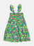 Vestido de Alças Infantil VERDE E BOTTONS - Momi na internet