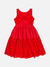 Vestido Infantil Vermelho com Laço em LAISE - Momi - comprar online