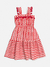 Vestido Infantil de Alças LISTRADO VERMELHO - Momi - comprar online