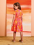 Vestido Infantil de Mangas Curtas COQUEIROS E CORES - Momi - Looks Babilice