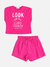 Conjunto Infantil Curto Menina com Shorts LOOK PINK - Momi - comprar online